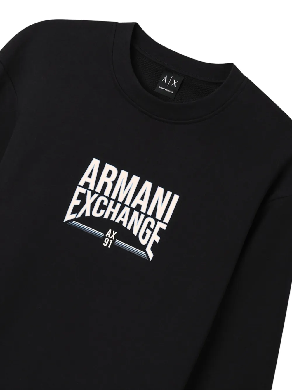  Armani Exchange Logo-print Sweatshirt - Azul 