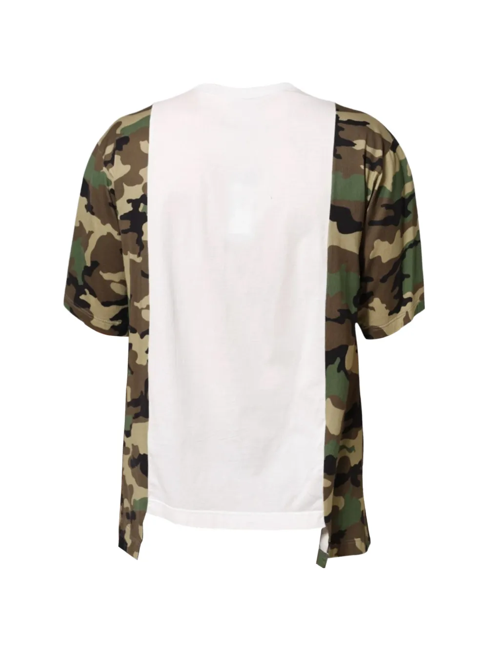 Dolce & Gabbana T-shirt met camouflage-print en logo-print Wit
