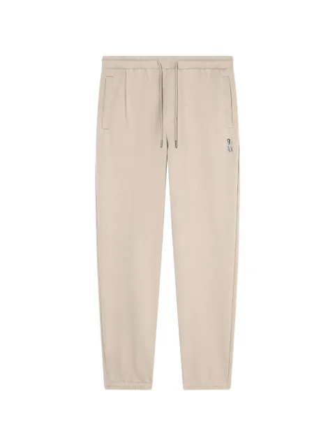 Armani Exchange logo-patch drawstring track pants