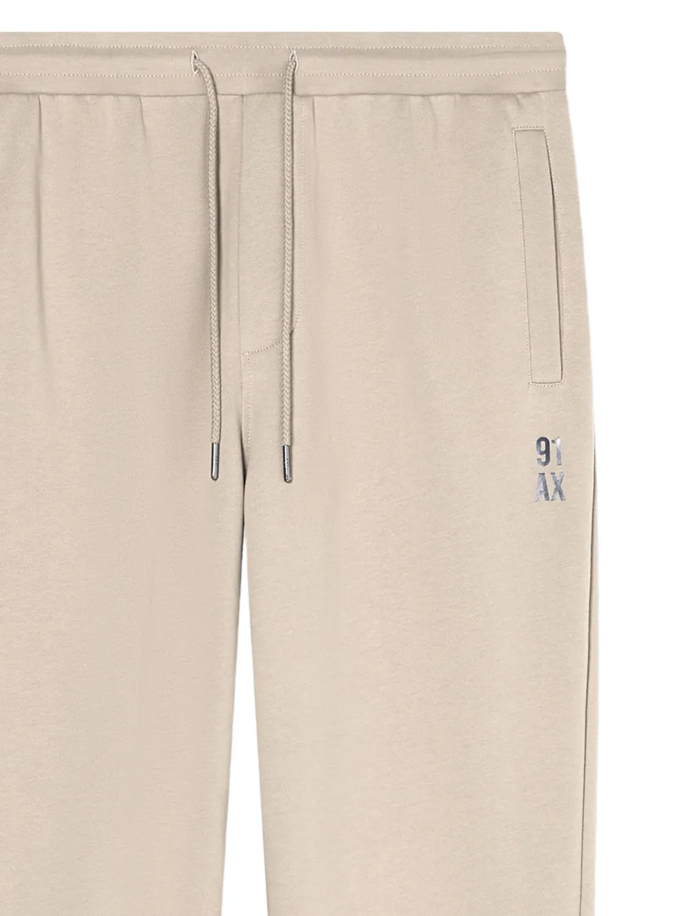Armani Exchange Trainingsbroek met logopatch Beige