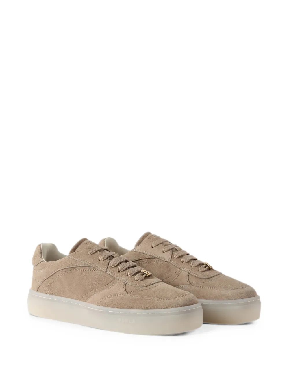 Furla Allegra suede sneakers Beige