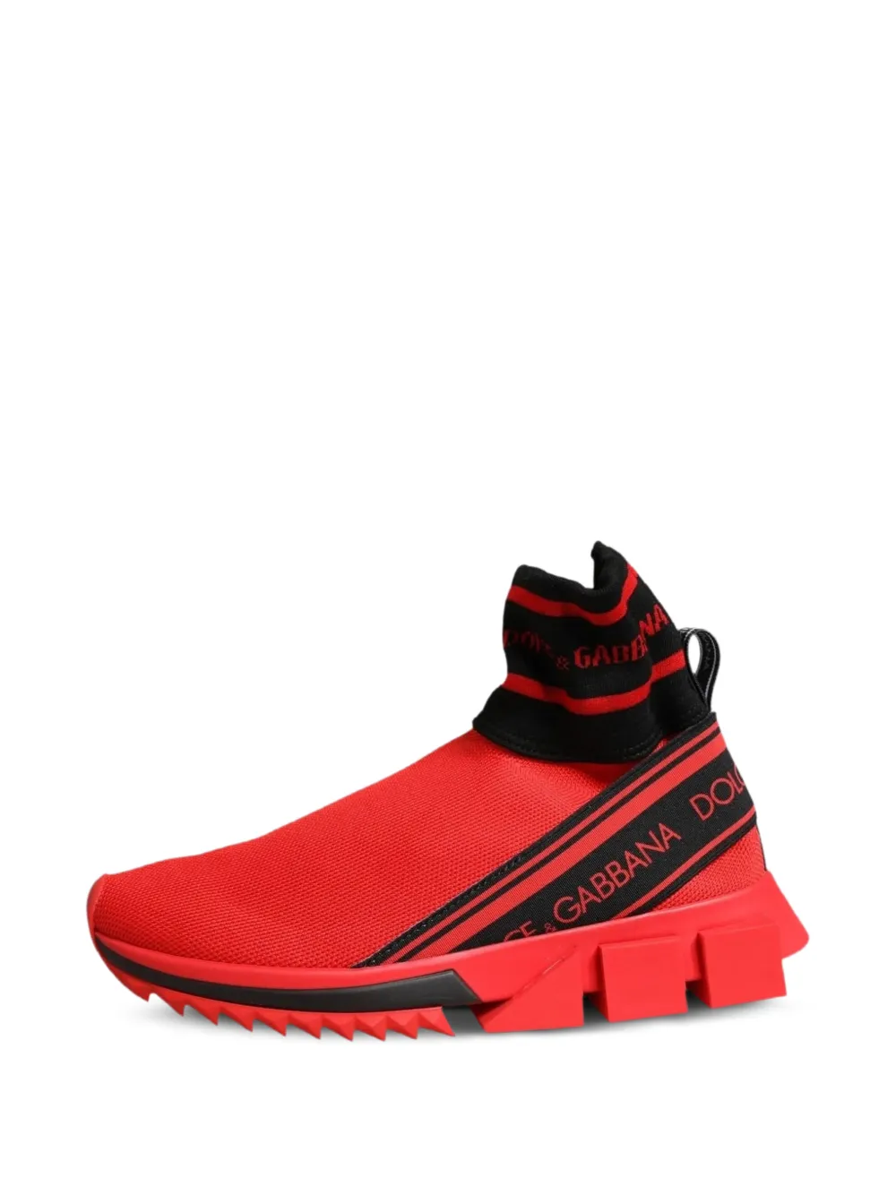 Dolce & Gabbana Sorrento sock sneakers Rood