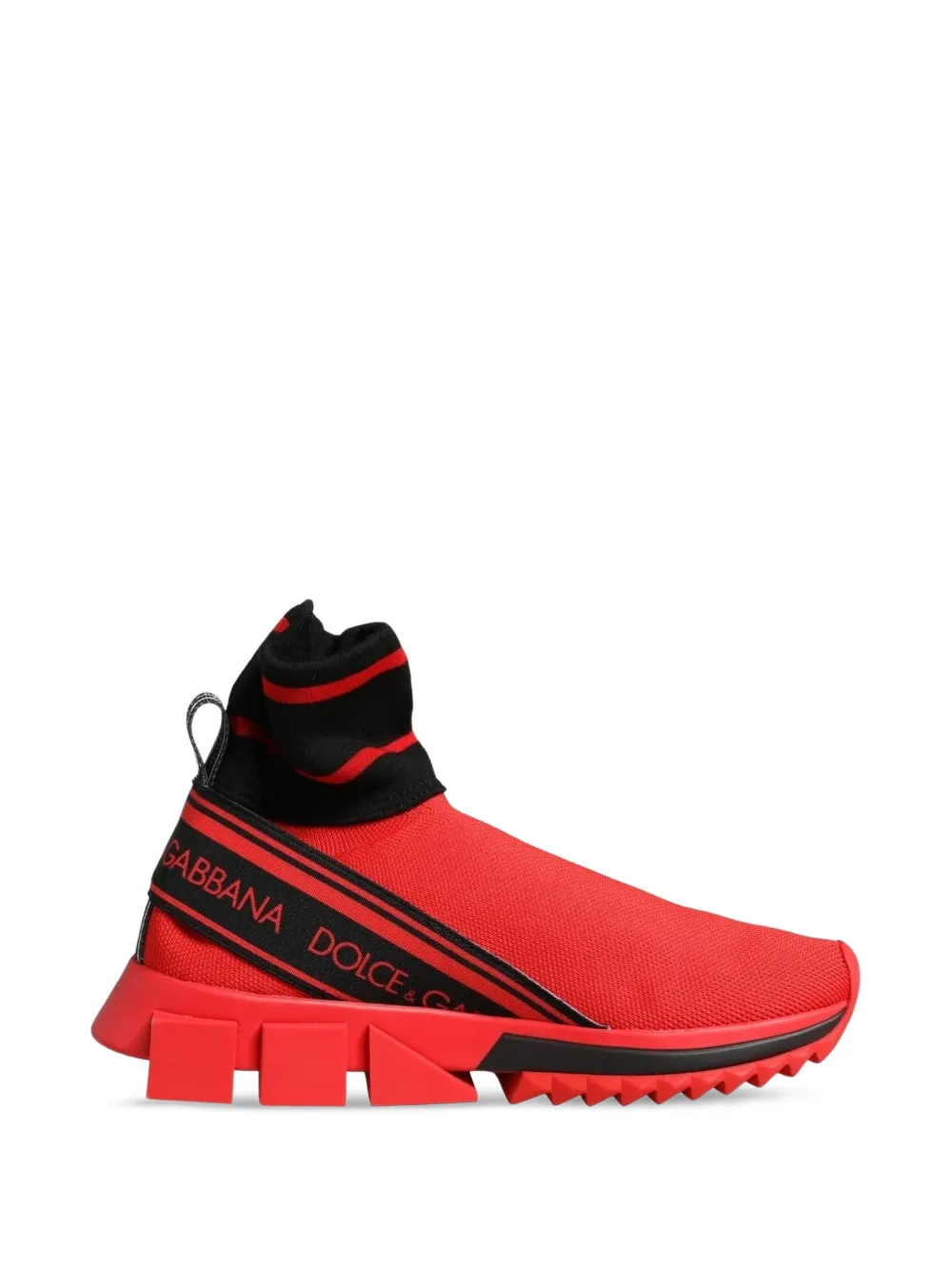 Dolce & Gabbana Sneakers a calzino Sorrento - Rosso