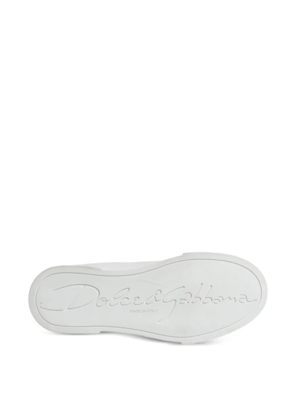 Dolce & Gabbana logo-print lace-up sneakers Wit