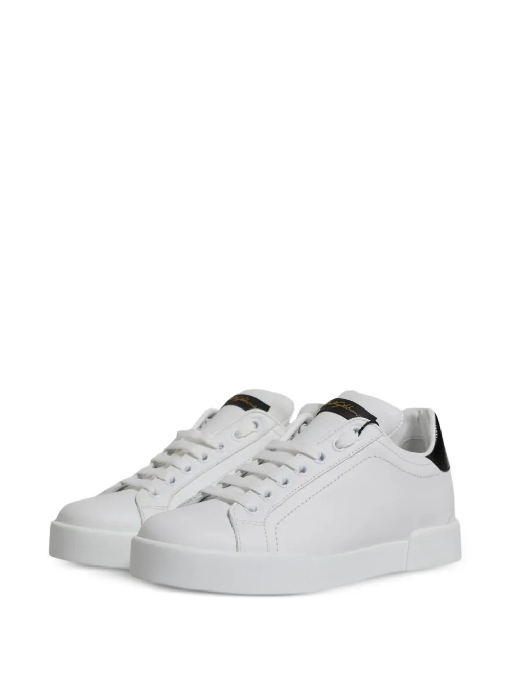Dolce & Gabbana logo-print lace-up sneakers Wit