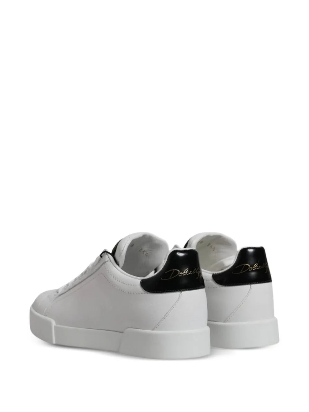 Dolce & Gabbana logo-print lace-up sneakers Wit