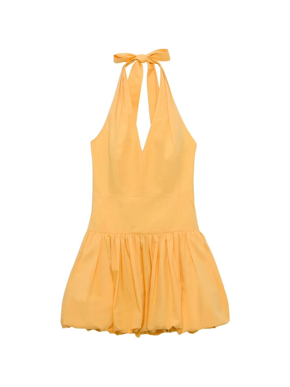 Simkhai Brooke halterneck mini dress - Giallo