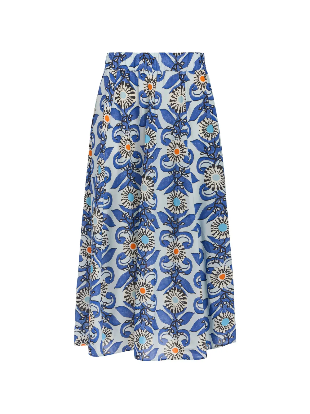 Marie Oliver Sasha floral-print midi skirt - Blu