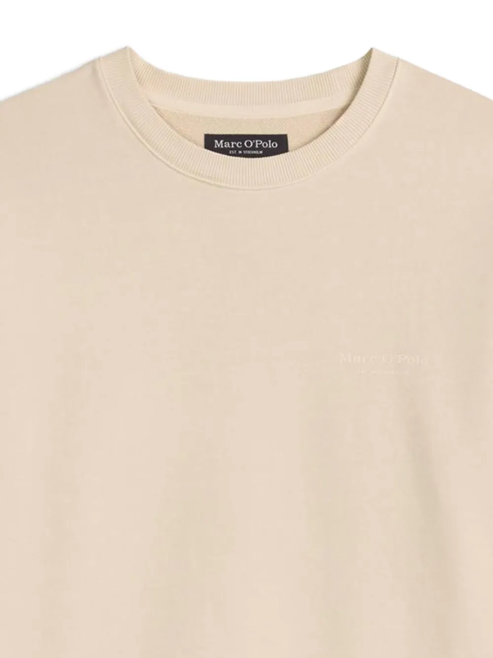 Marc O'Polo Sweater met logoprint Beige