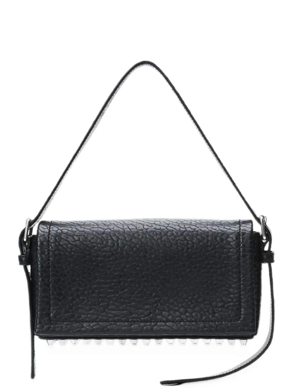 Alexander Wang Ricco crystal-embellished crochet shoulder bag - Black
