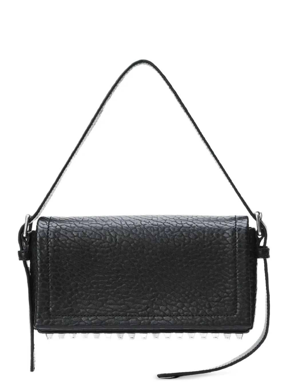 Alexander Wang Ricco crystal-embellished crochet shoulder bag - Nero