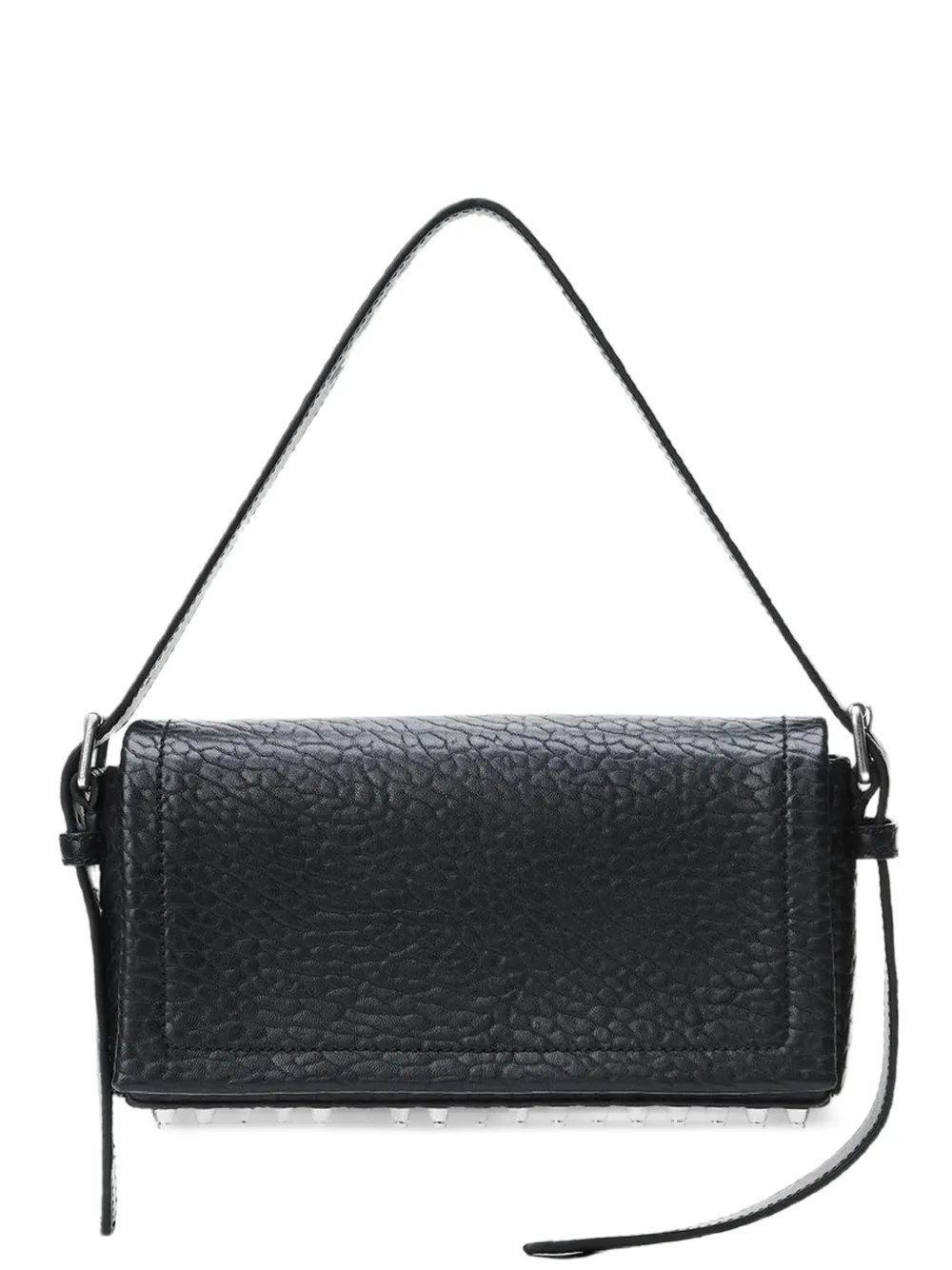 Alexander Wang Ricco crystal-embellished crochet shoulder bag - Nero