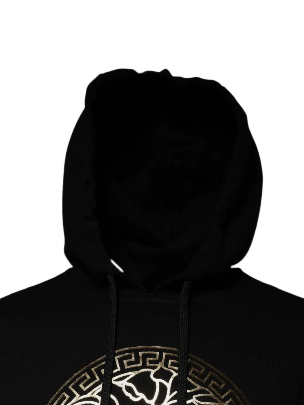 Versace Hoodie met Medusa-print Zwart