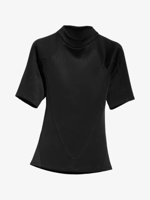 Gucci high-neck panelled T-shirt