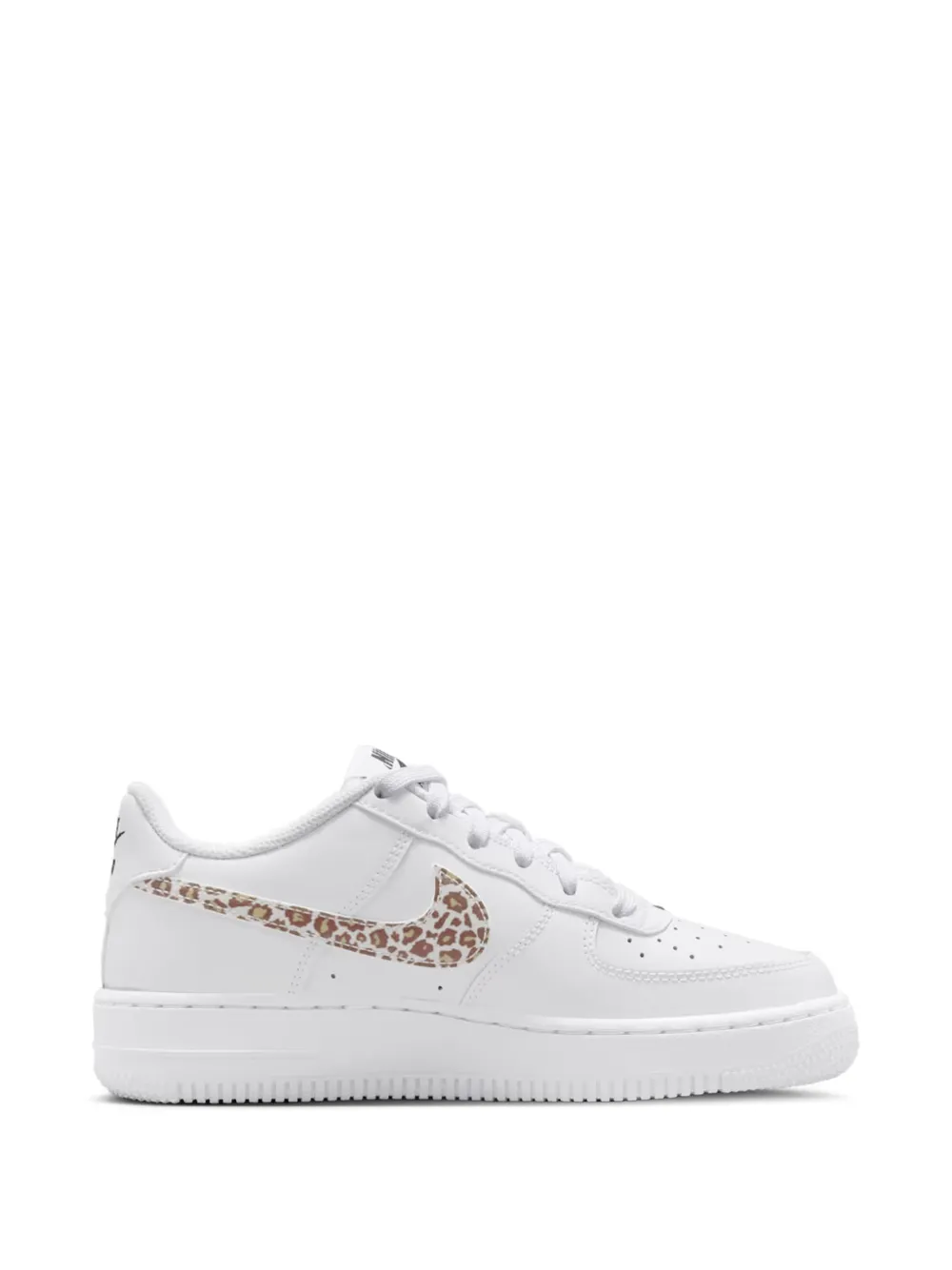 Nike Kids Sneakers Air Force 1 leopardate - Bianco