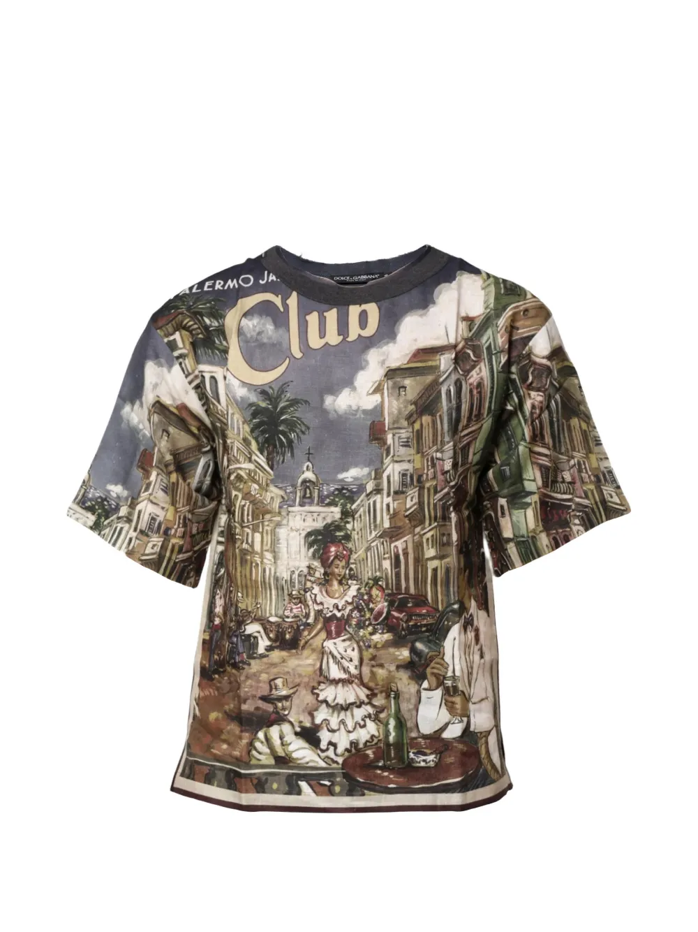 Dolce & Gabbana T-shirt con grafica - Blu