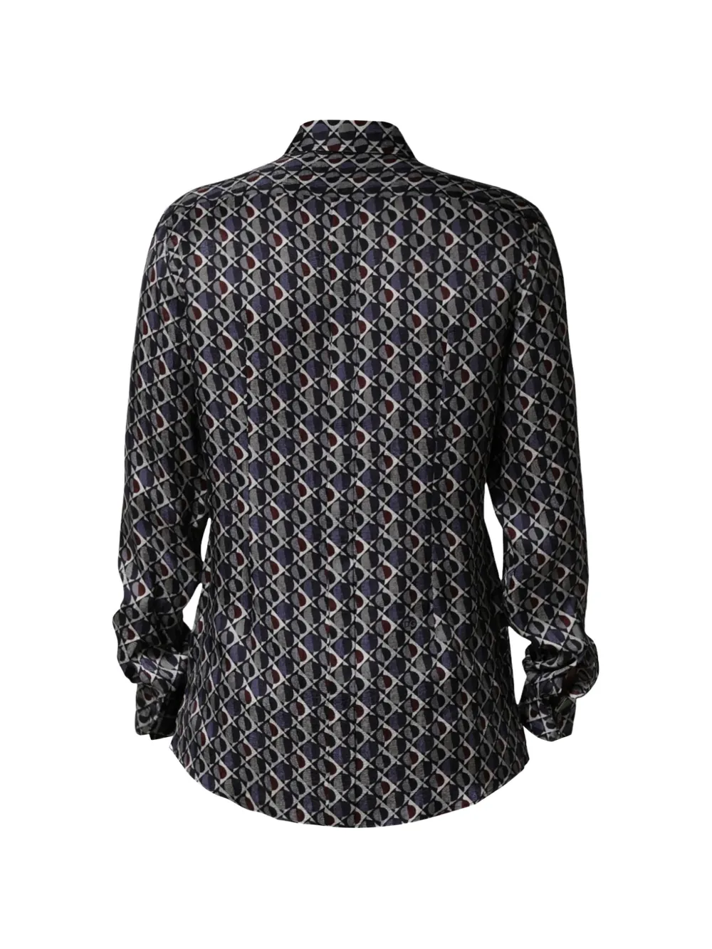 Dolce & Gabbana Overhemd met geometrische print Blauw