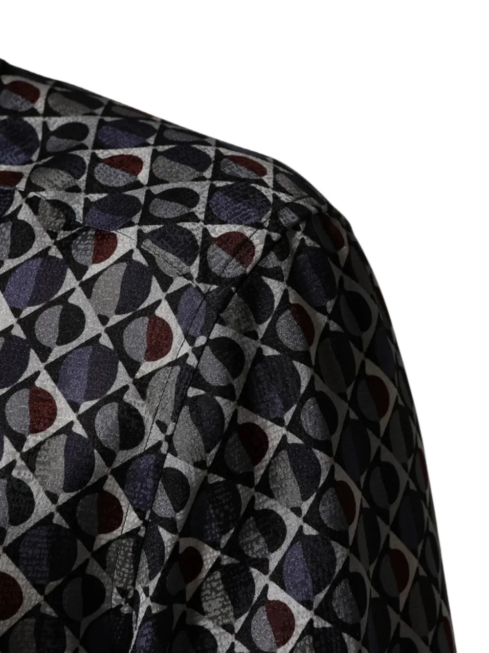 Dolce & Gabbana Overhemd met geometrische print Blauw