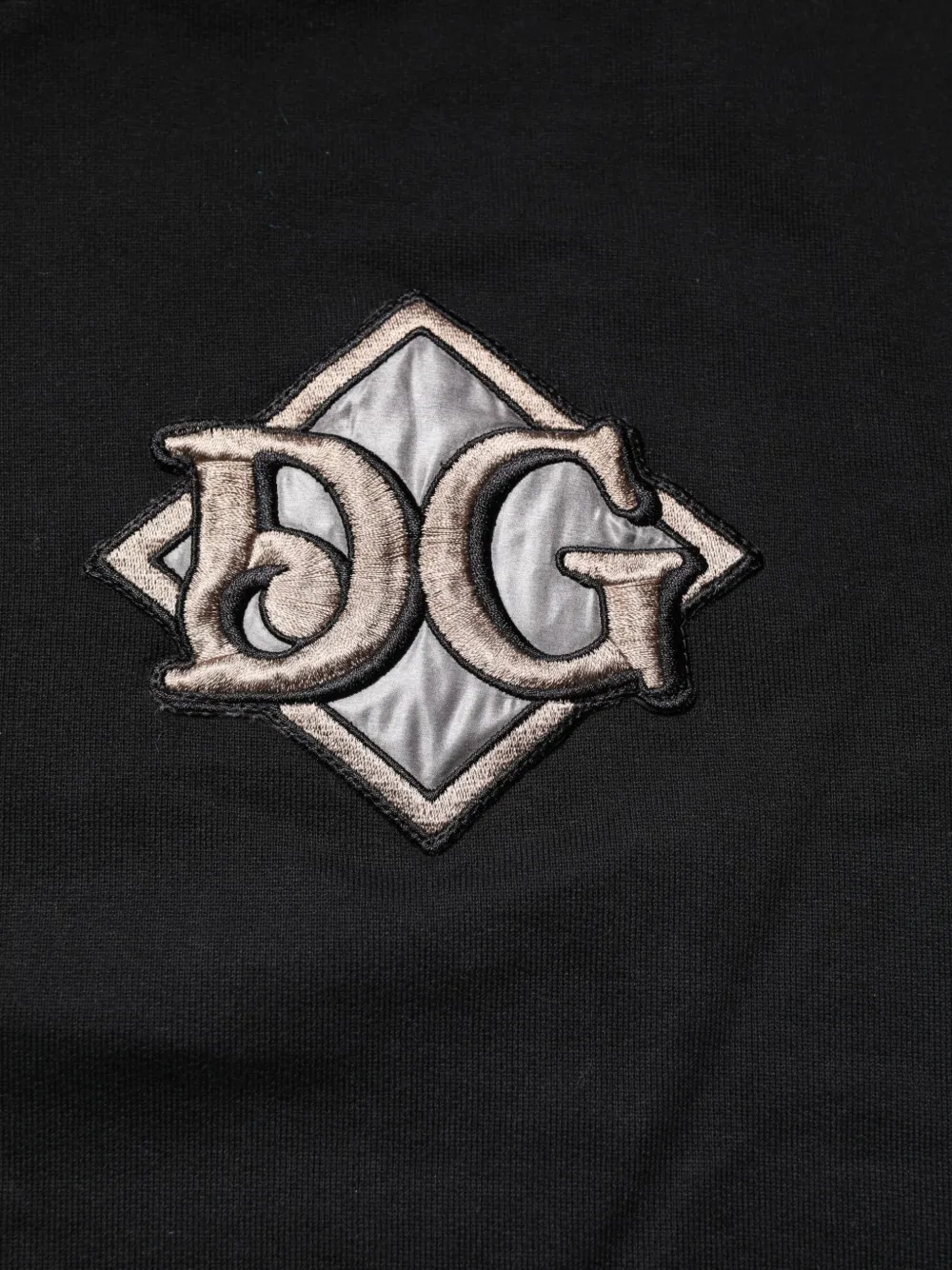 Dolce & Gabbana Trui met borduurwerk en logo-patch Zwart
