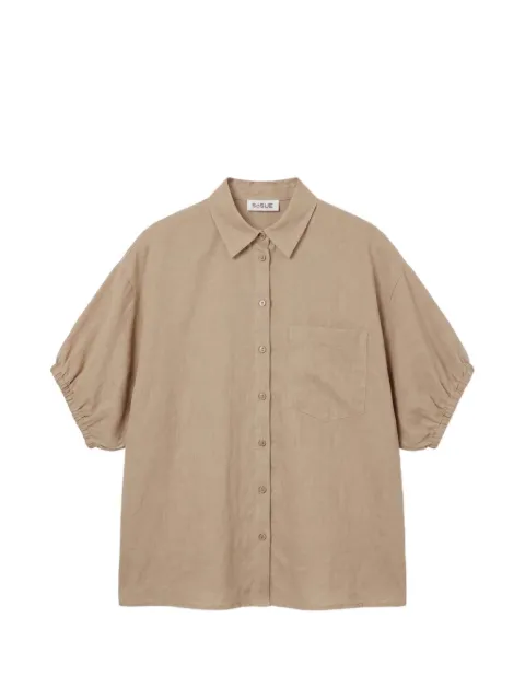 SoSUE gathered-sleeve shirt