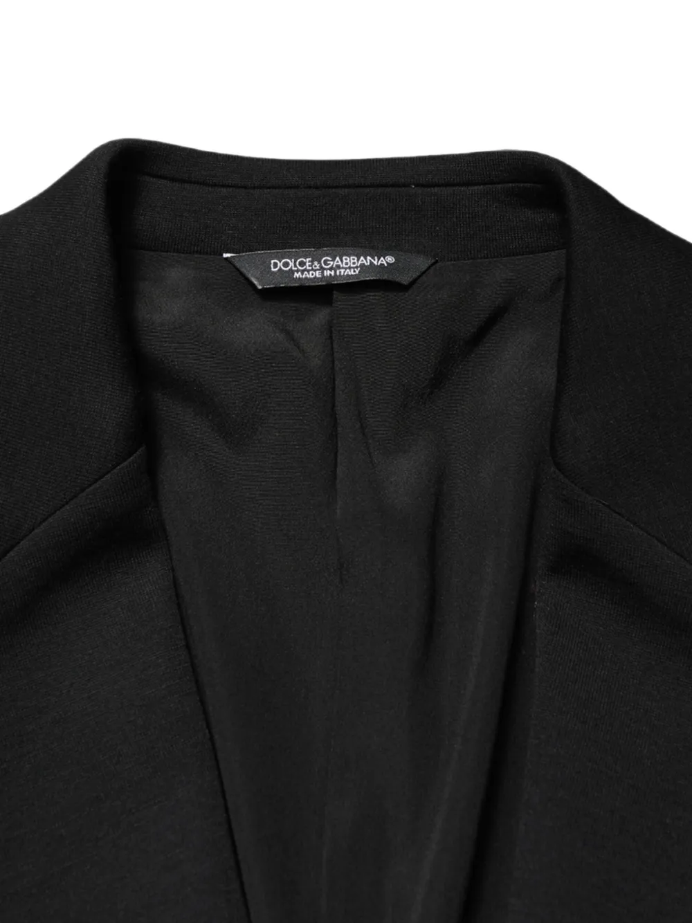 Dolce & Gabbana Blazer met enkele rij knopen Zwart