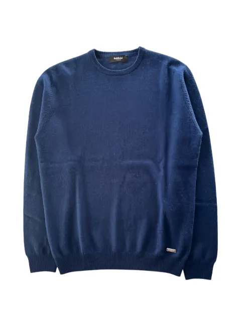 Baldinini logo-plaque crew-neck sweater
