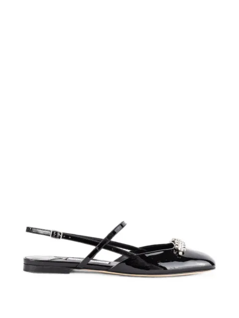 Jimmy Choo zapatos Belinda con aplique de cristal y tacón