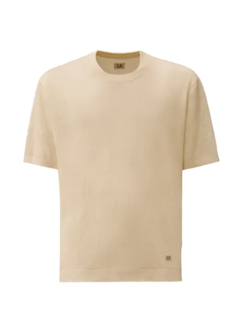 C.P. Company knitted linen T-shirt