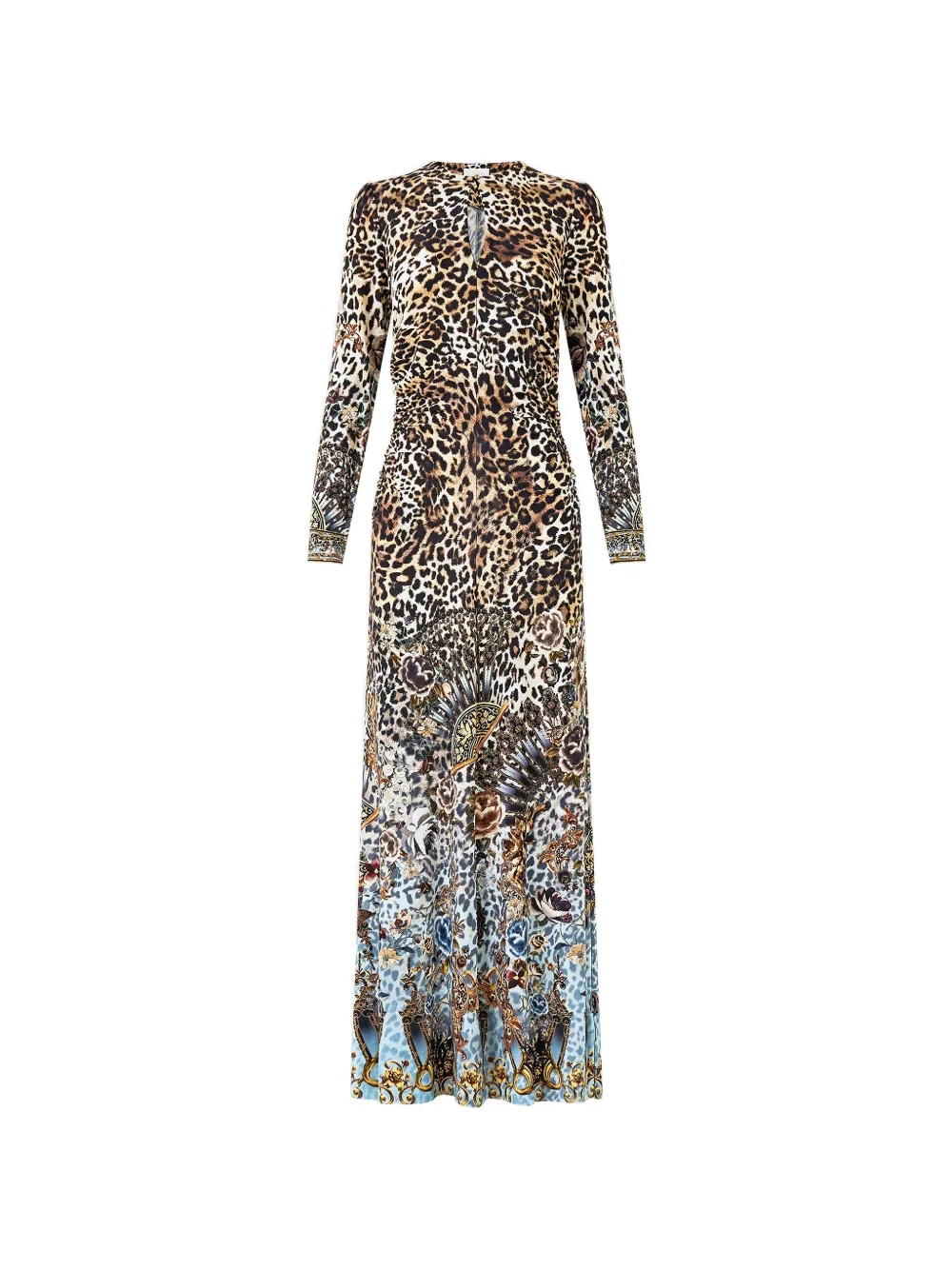 Camilla leopard-print maxi dress - Neutrals