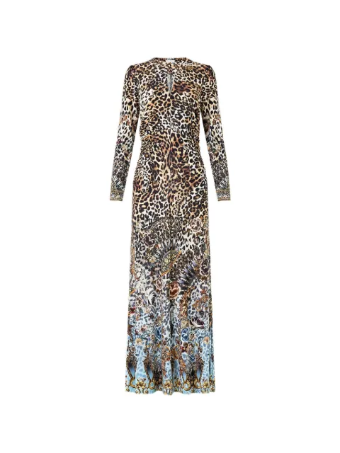 Camilla leopard-print maxi dress