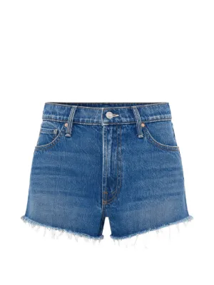 Prada high-rise five-pocket Denim Shorts | Blue | FARFETCH