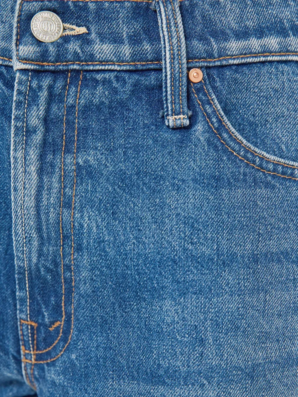  Mother Dodger Denim Shorts - Azul 