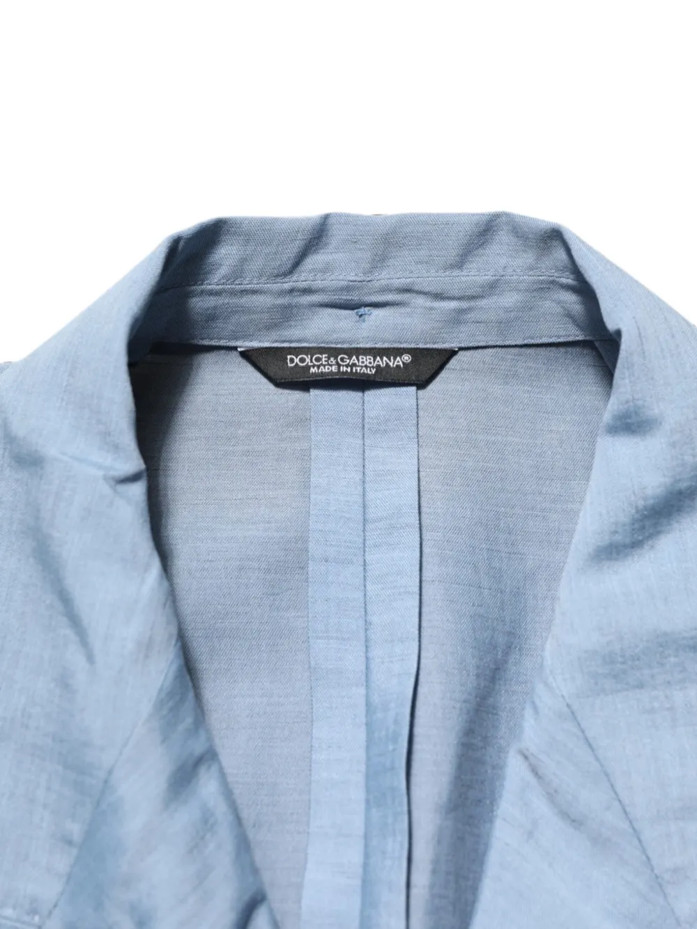 Dolce & Gabbana Linnen blazer Blauw