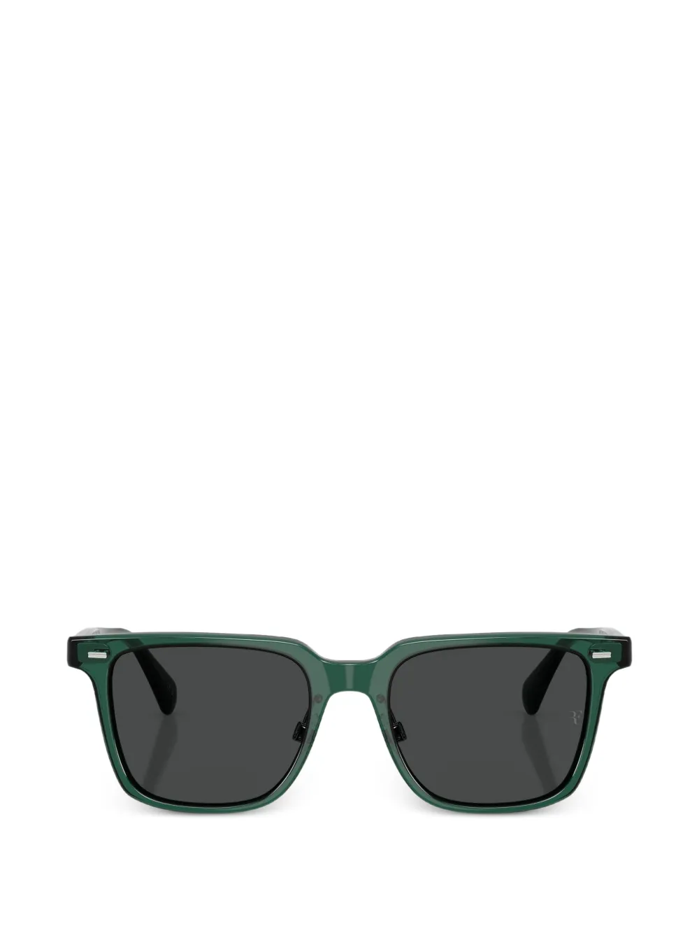 Oliver Peoples Mr. Federer II Sonnenbrille mit eckigem Gestell - Grün