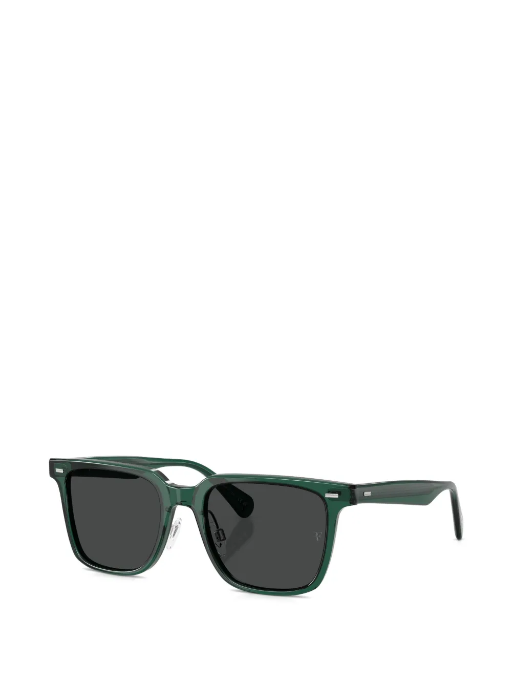 Oliver Peoples Mr. Federer II zonnebril met rechthoekig montuur Groen