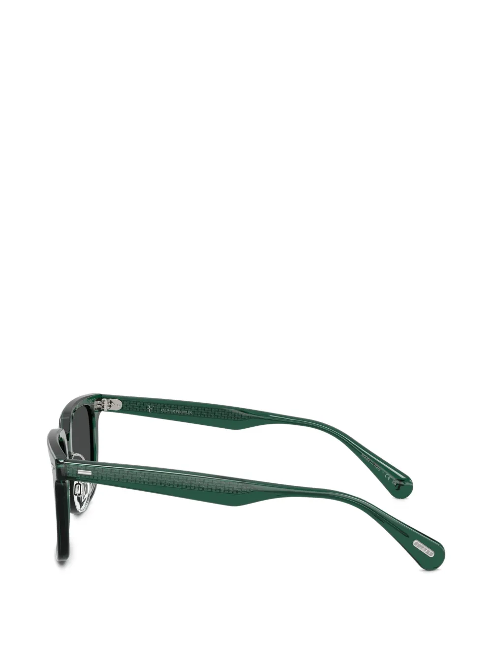 Oliver Peoples Mr. Federer II zonnebril met rechthoekig montuur Groen