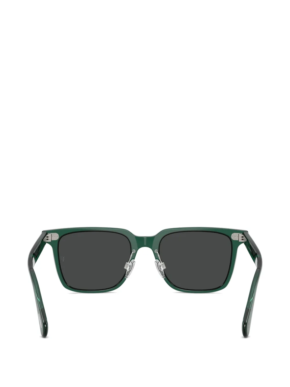 Oliver Peoples Mr. Federer II zonnebril met rechthoekig montuur Groen