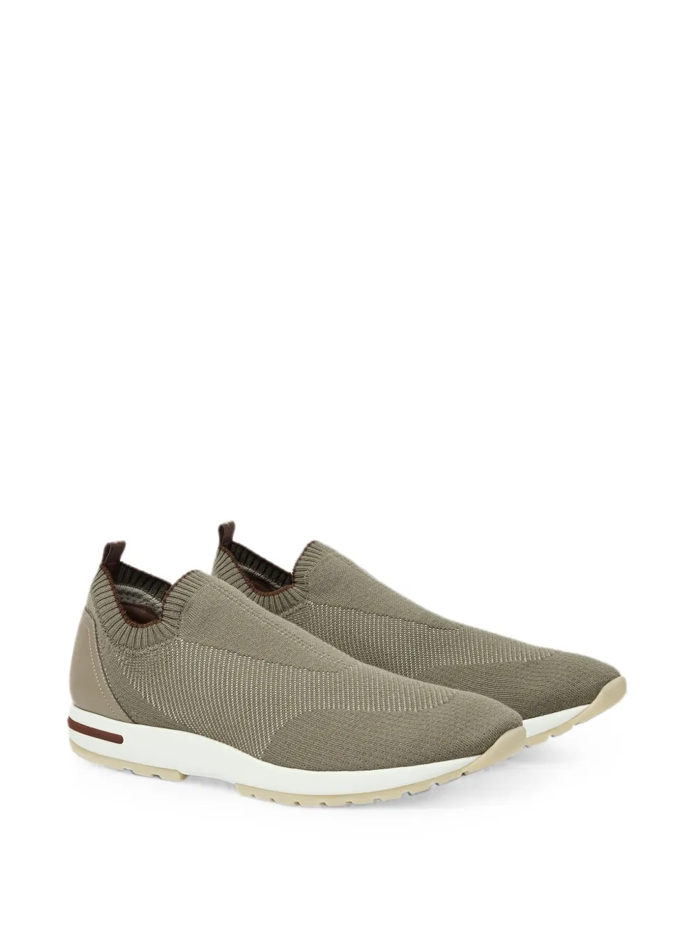 Loro Piana 360 LP Flex knitted sneakers Groen