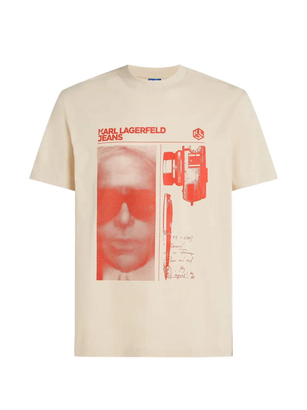 Karl Lagerfeld Jeans T-shirt Graphic Karl - Toni neutri