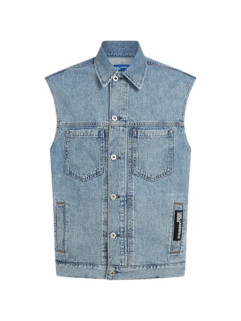 Karl Lagerfeld Jeans Giacca denim smanicata