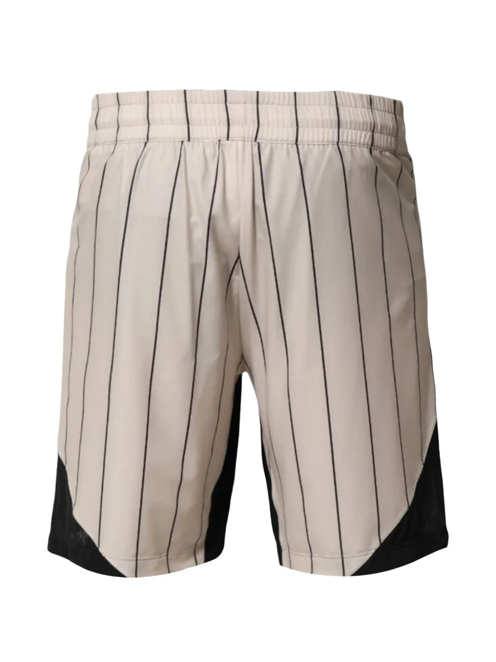Dolce & Gabbana Shorts met krijtstreep en DG-logo Beige