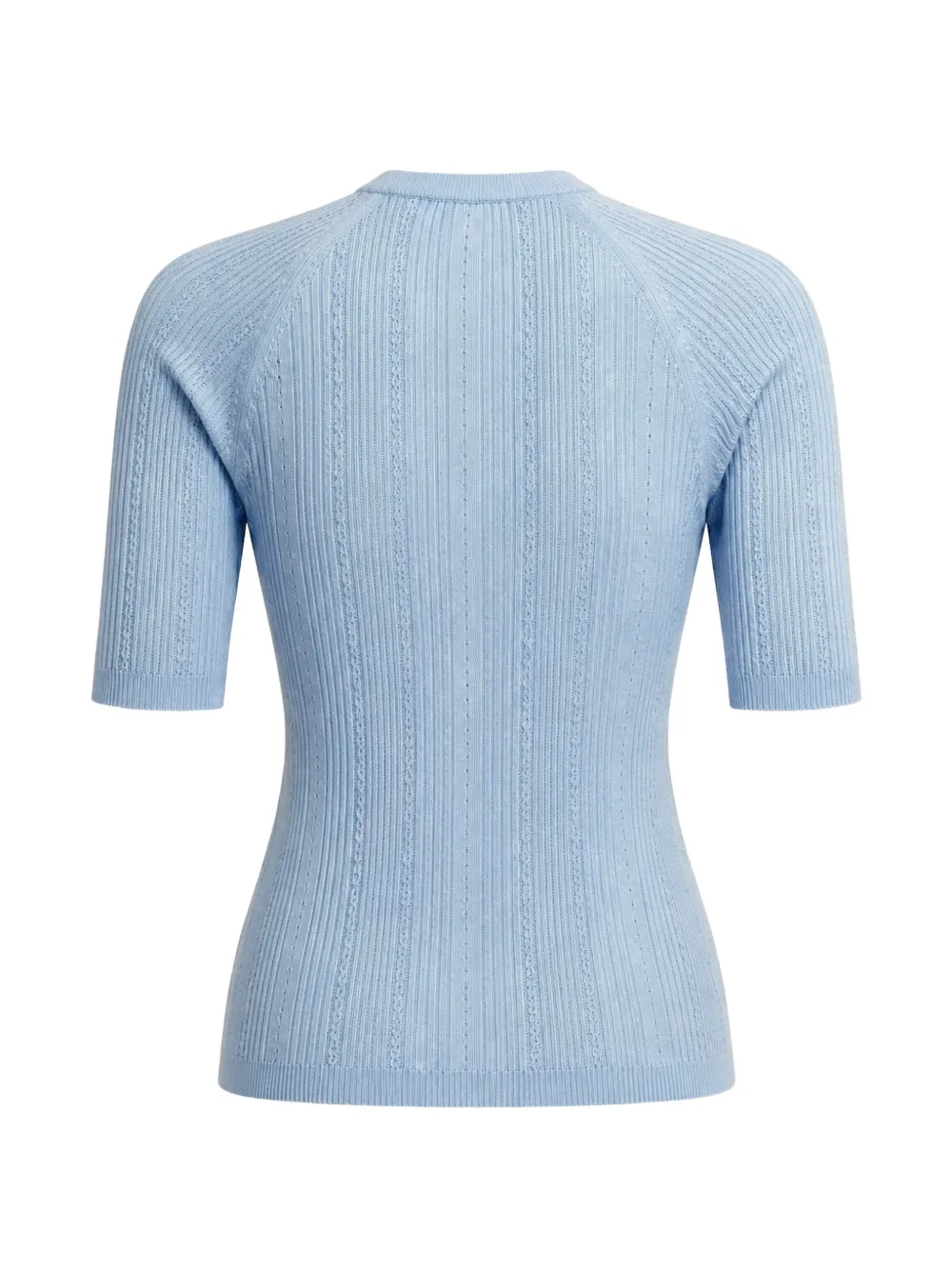  Veronica Beard Brielle Pointelle-knit Sweater - Azul 