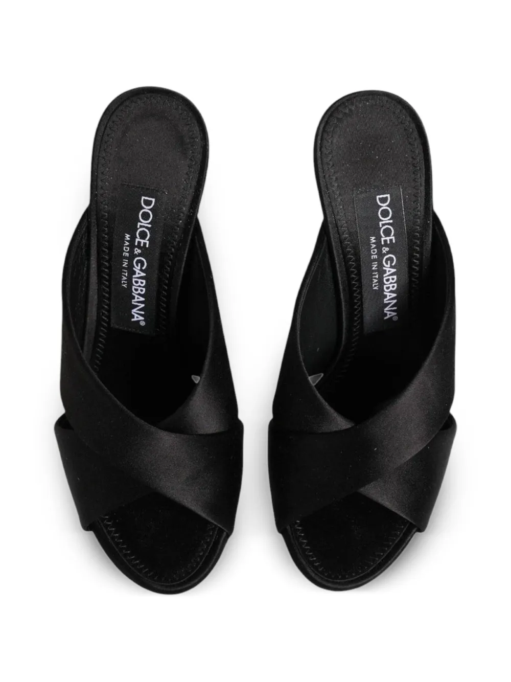 Dolce & Gabbana Keira sculptural-heel sandals Zwart