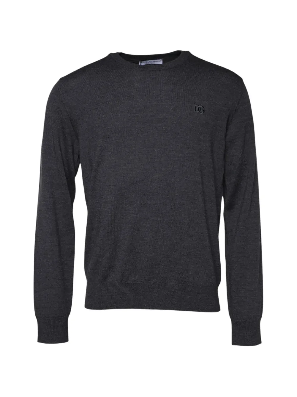 Dolce & Gabbana Pullover mit Logo-Stickerei - Grau