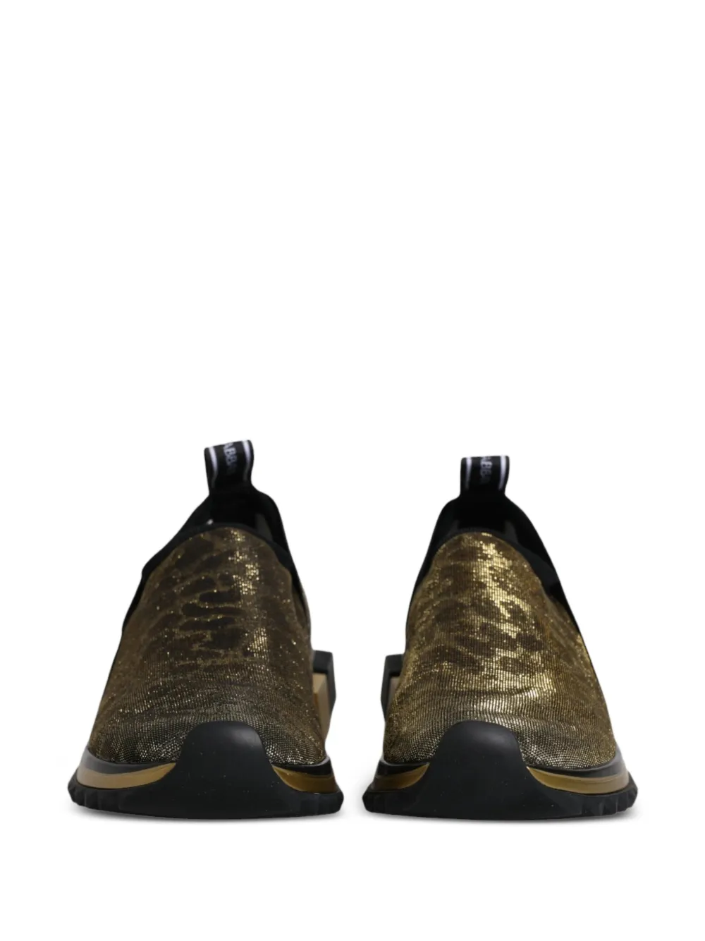 Dolce & Gabbana Sorrento leopard-print sneakers Goud
