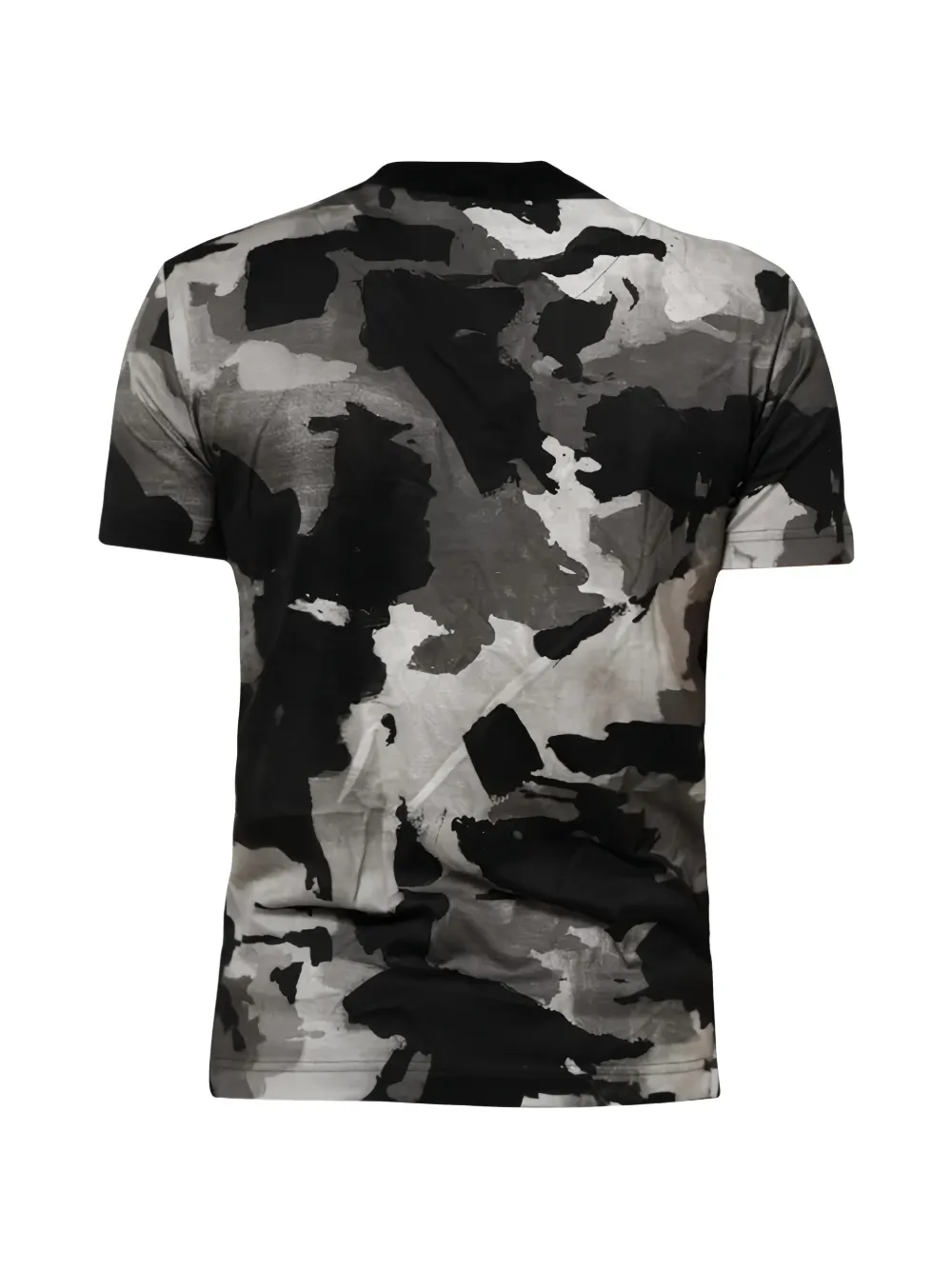 Dolce & Gabbana T-shirt met camouflageprint Zwart