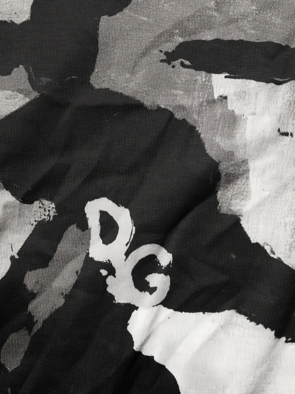 Dolce & Gabbana T-shirt met camouflageprint Zwart
