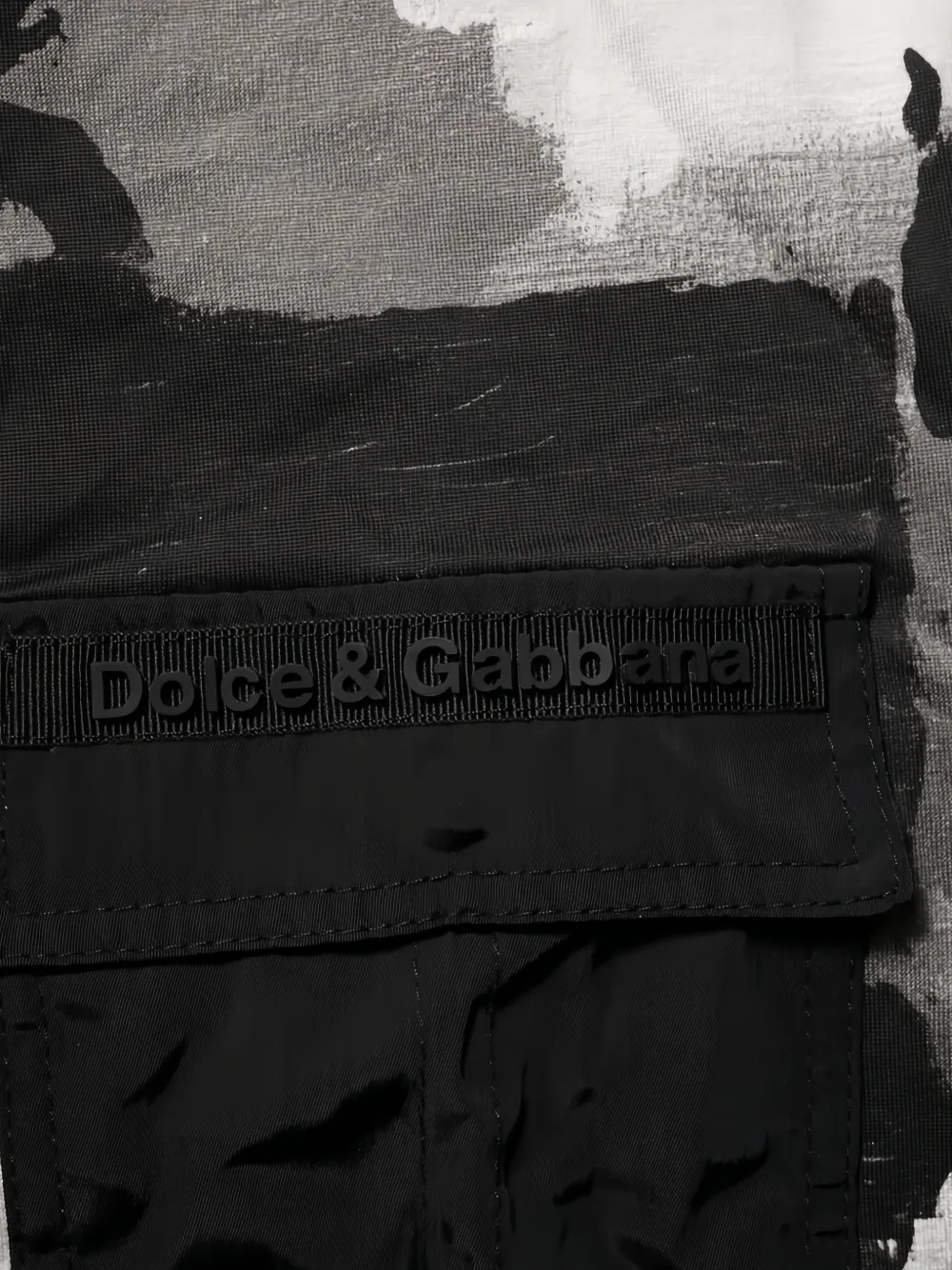 Dolce & Gabbana T-shirt met camouflageprint Zwart