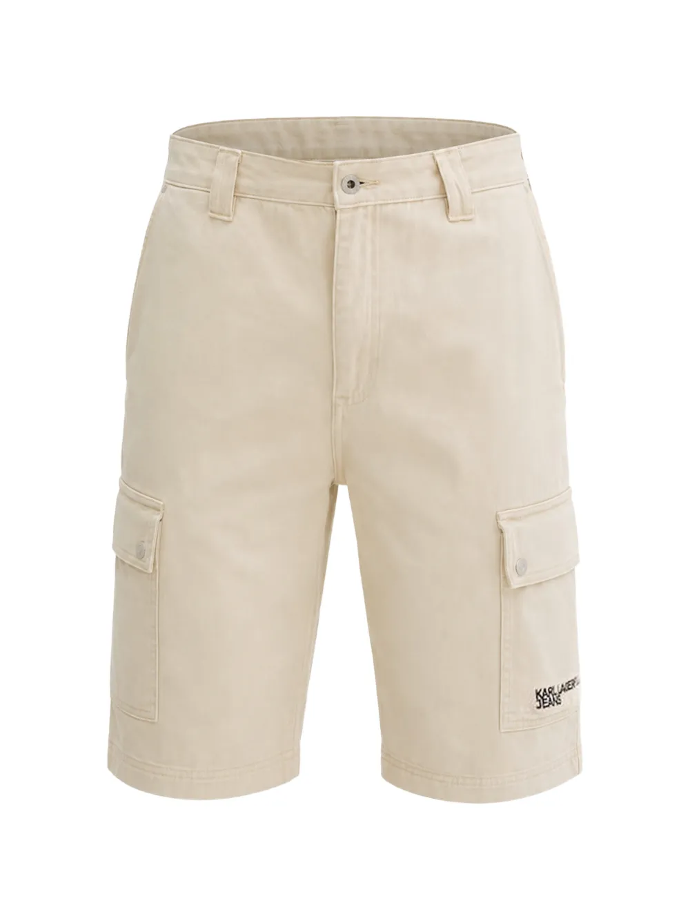 Karl Lagerfeld Jeans twill cargo shorts - Nude