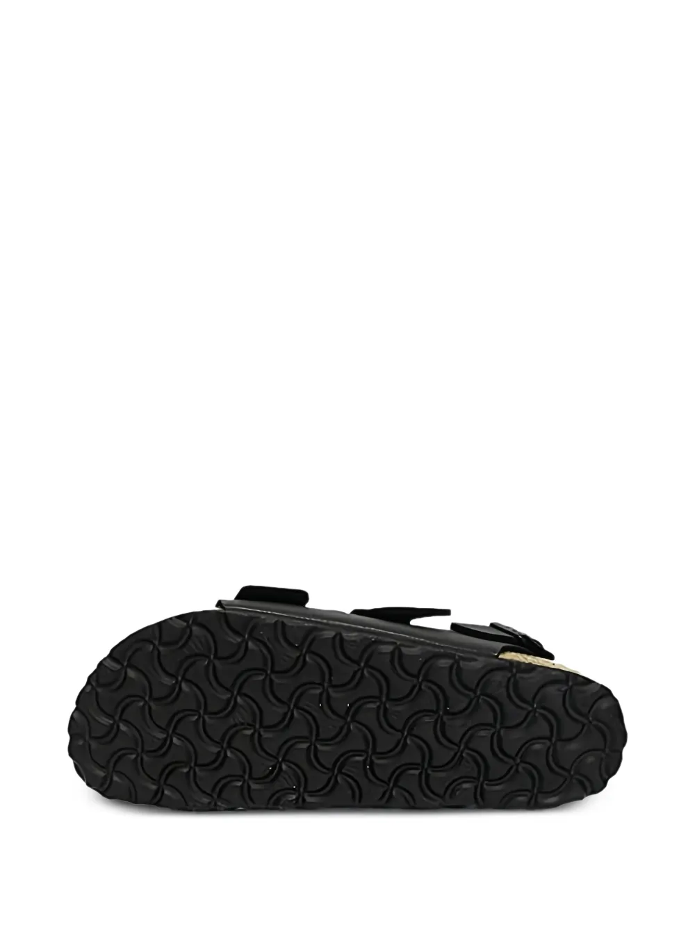 Birkenstock Milano sandalen met gesp Zwart